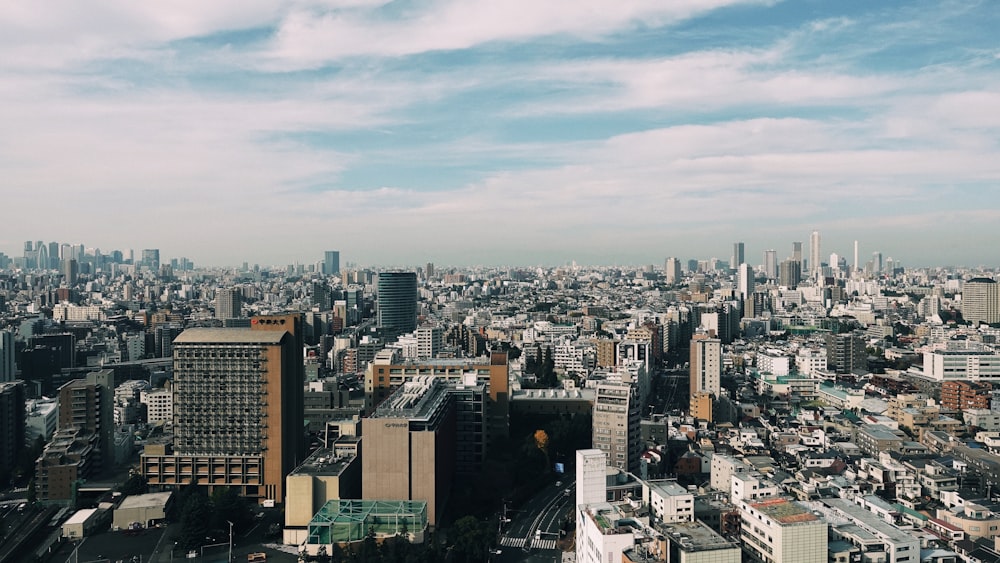 aerial view of city buildings during daytime