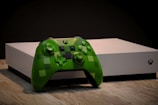 green xbox one game controller