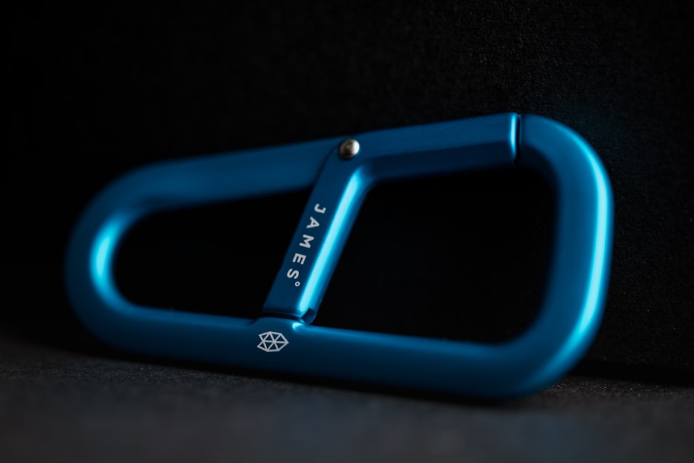 blue and black plastic frame