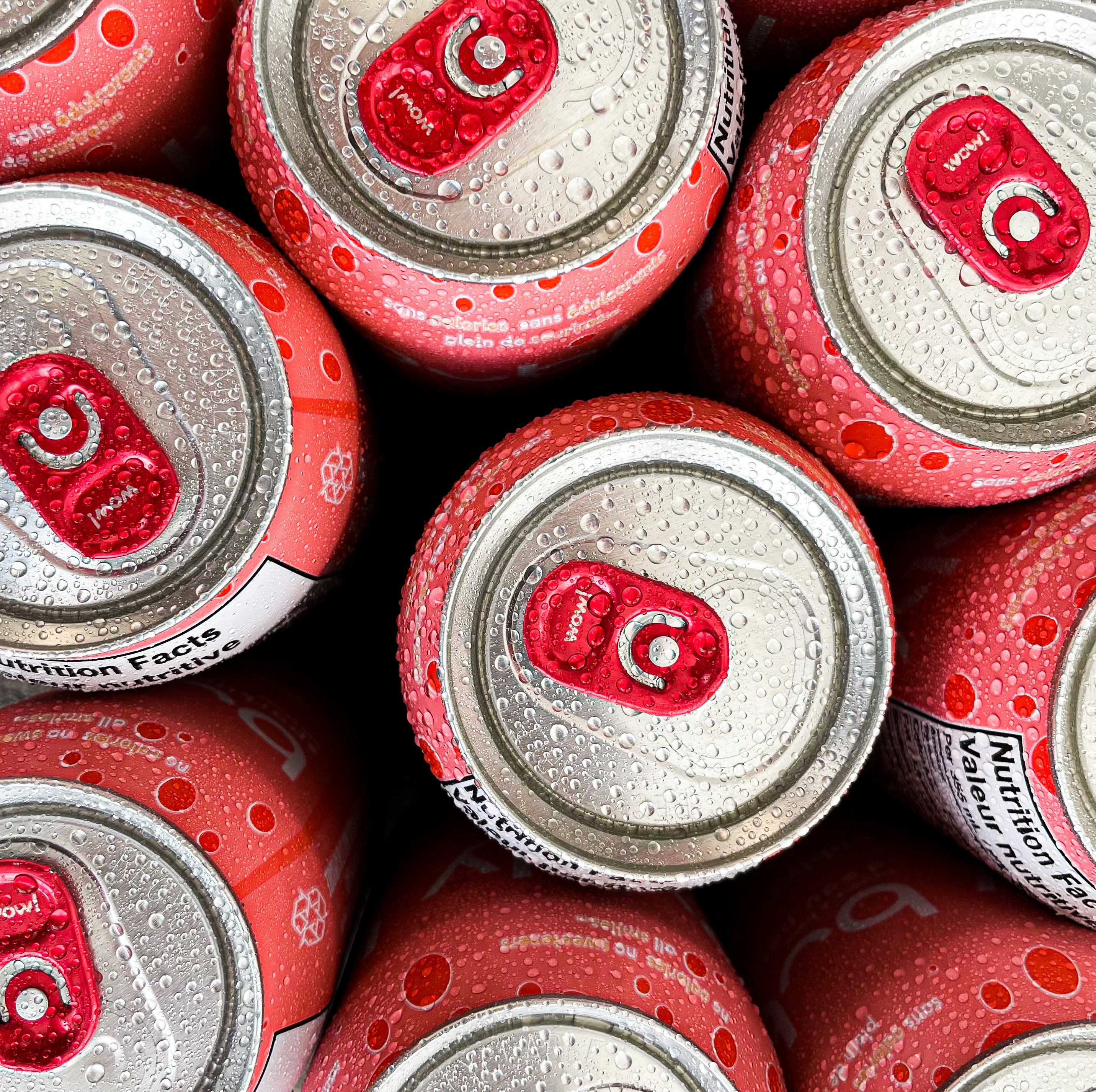 Bubly cans. Shot on iPhone 12 Pro (edited in Lr)