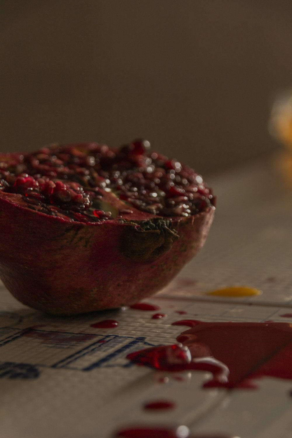 red fruit on white and red table cloth