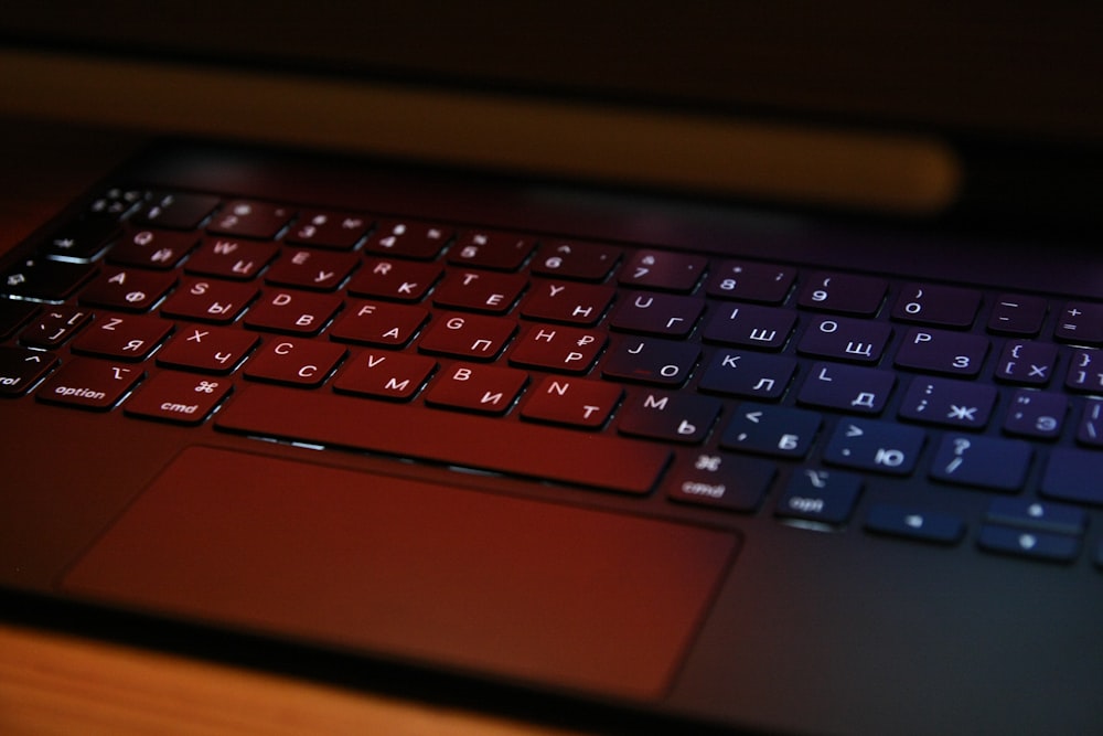 black and silver laptop computer