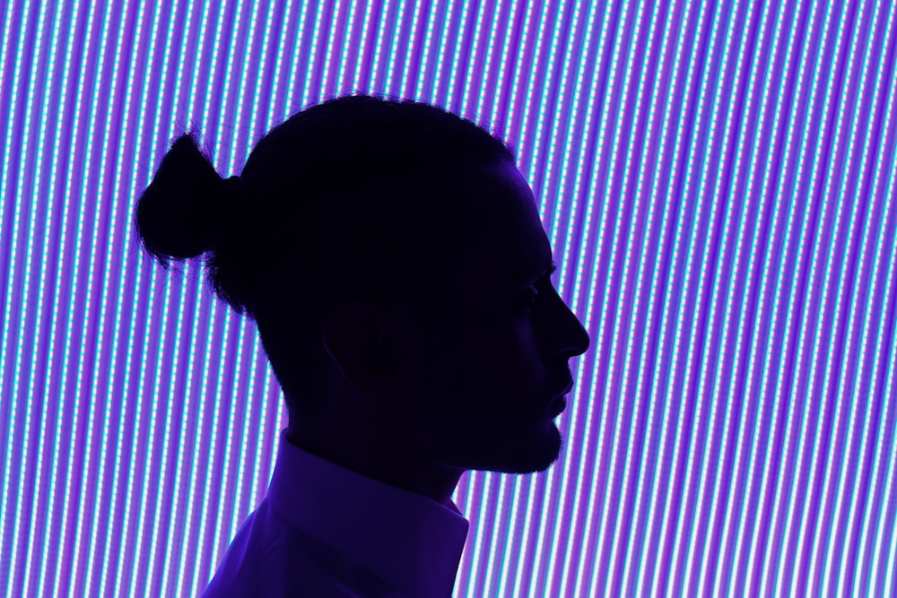 man in white collared shirt