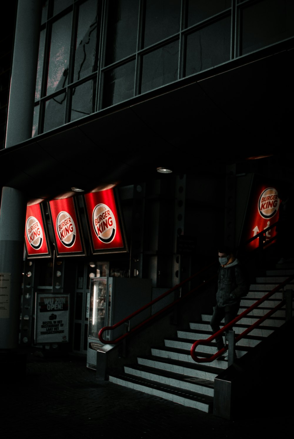 red and black coca cola signage