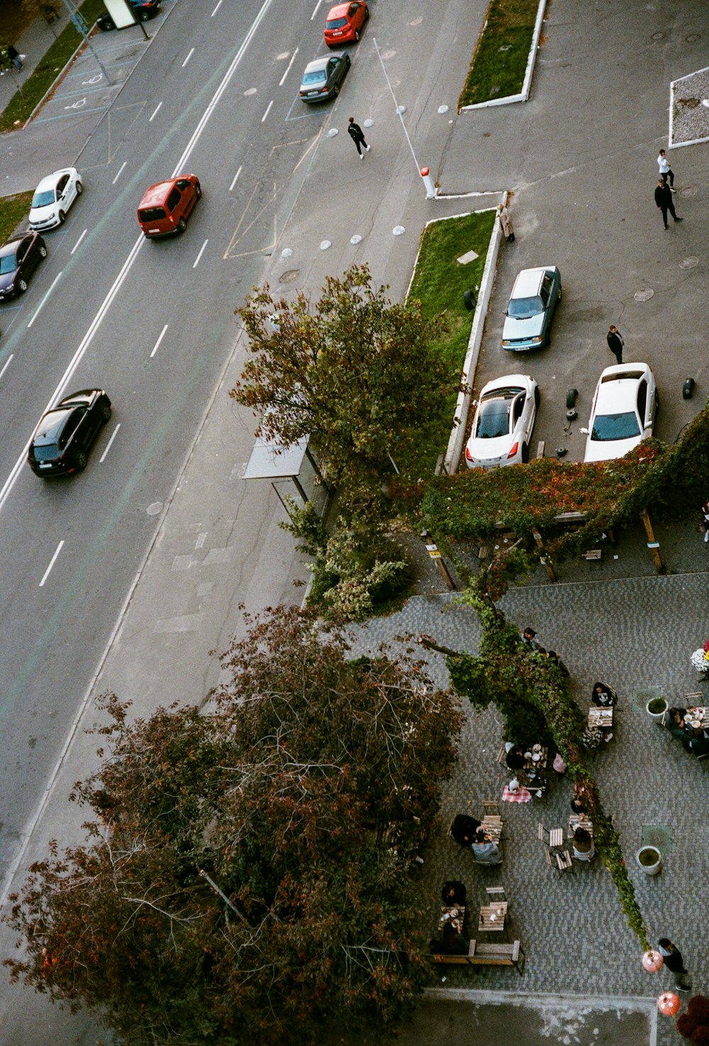 cars parked on parking lot during daytime