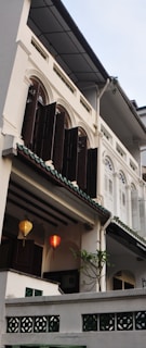 Renovation work on a traditional Surabaya shop house with modern touches.