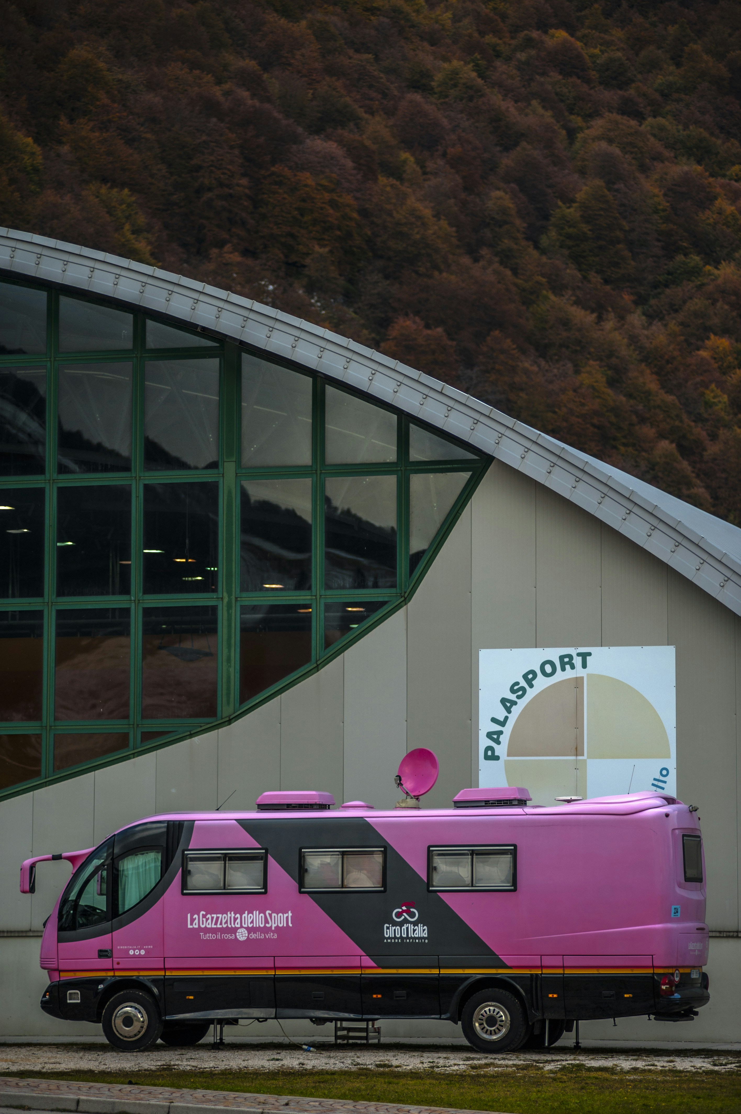 white and pink car on road