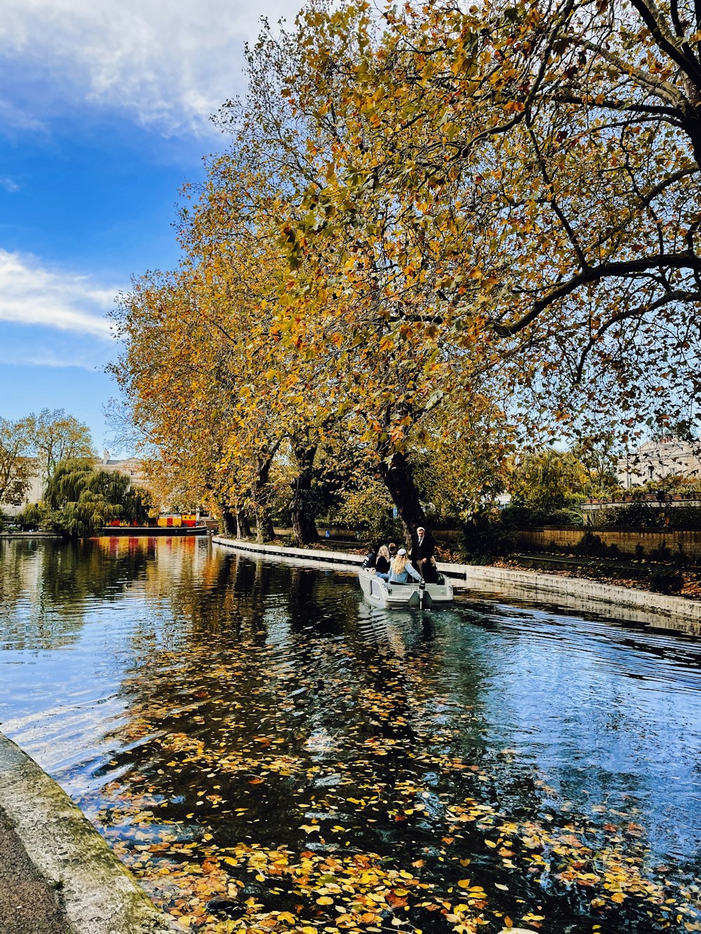 man and woman sitting on bench near river during daytime