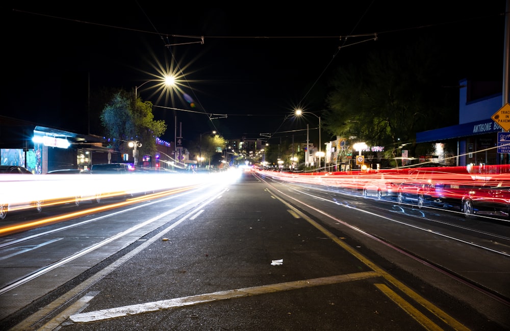 cars on road during night time photo – Free Road Image on Unsplash