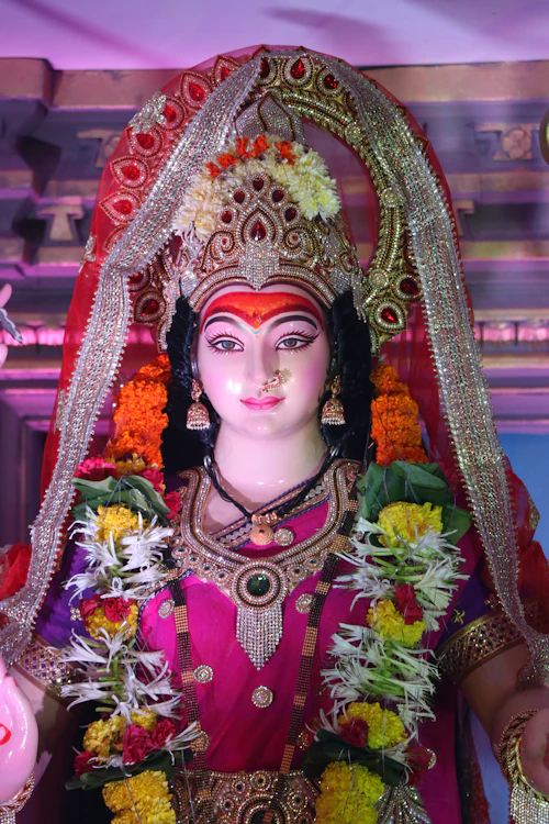 Colourful Navratri garba dance celebration