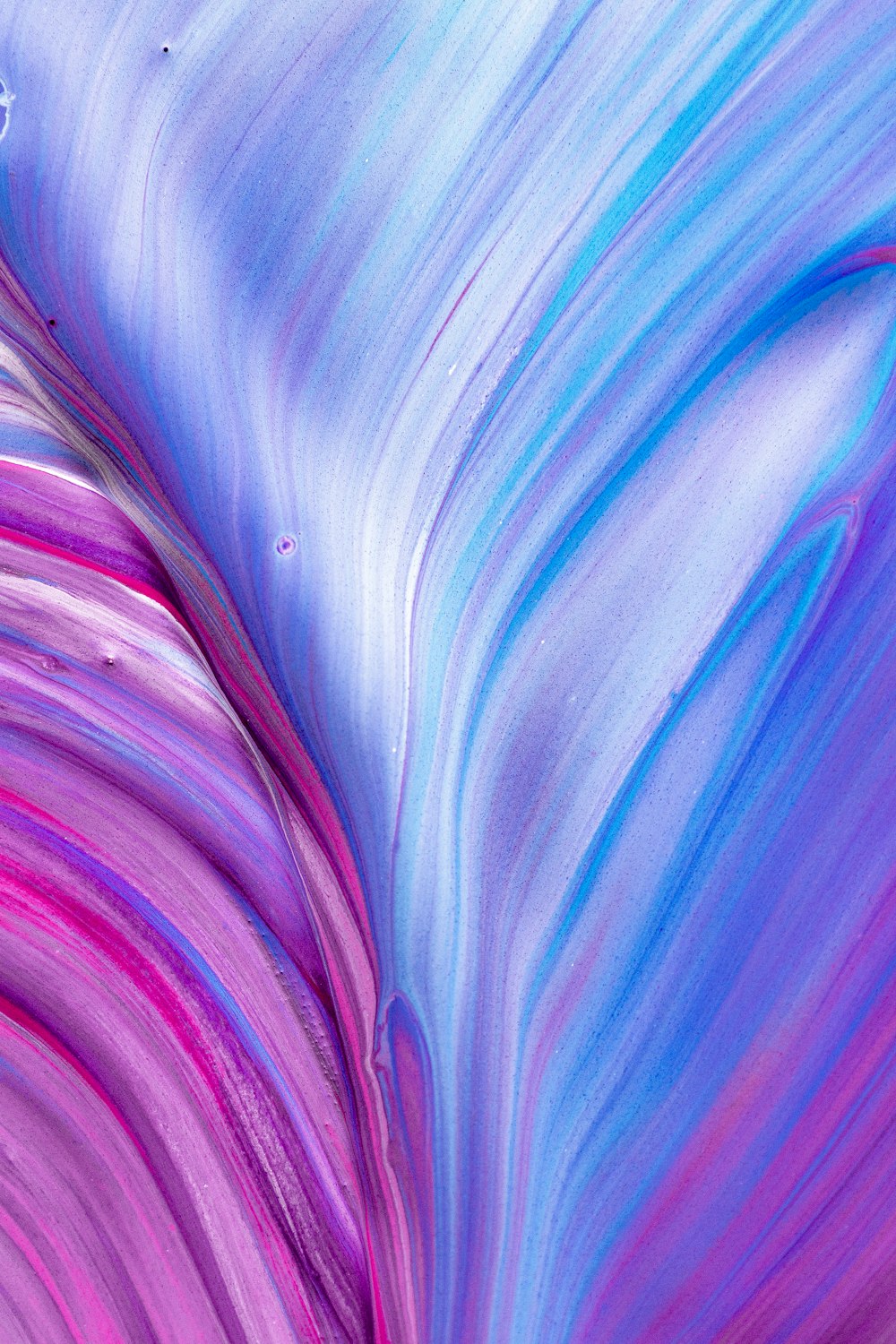 pink and blue abstract painting