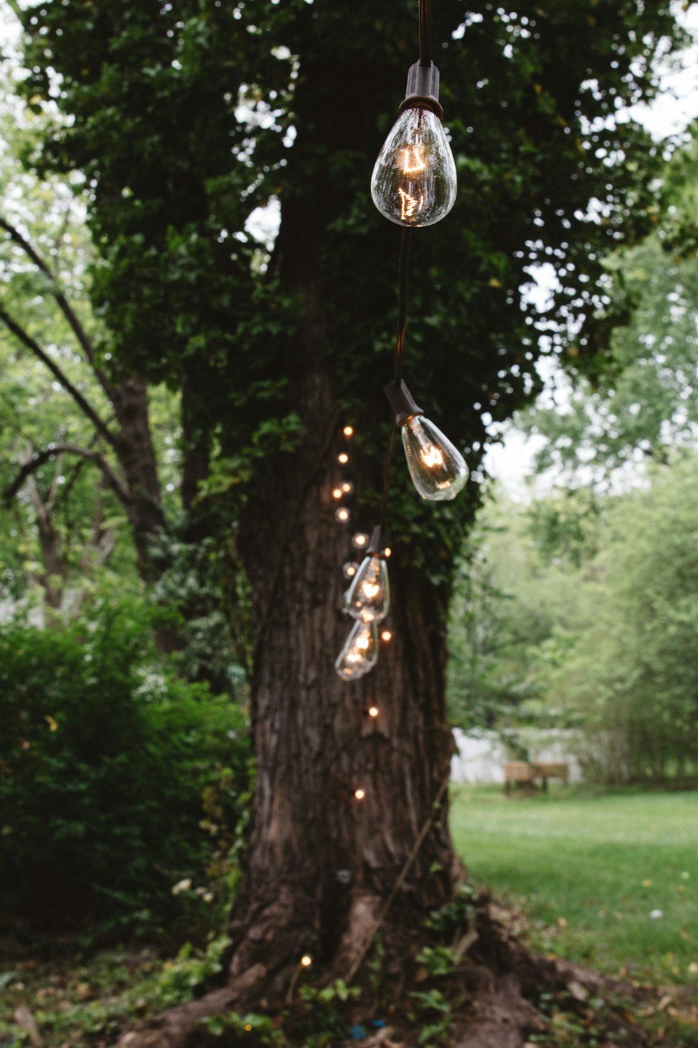 silver and gold hanging decor