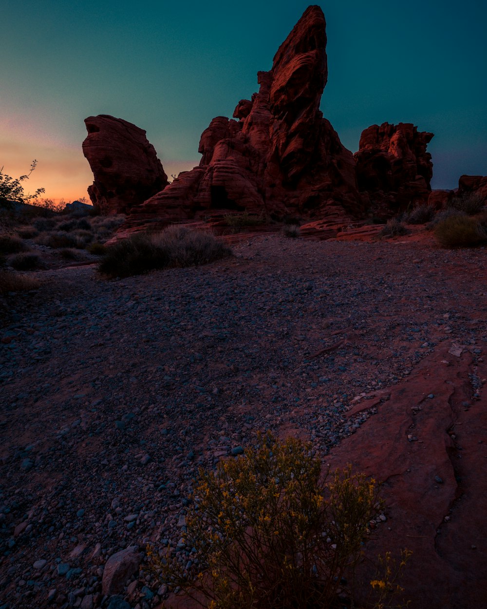 brown rock formation under blue sky during daytime