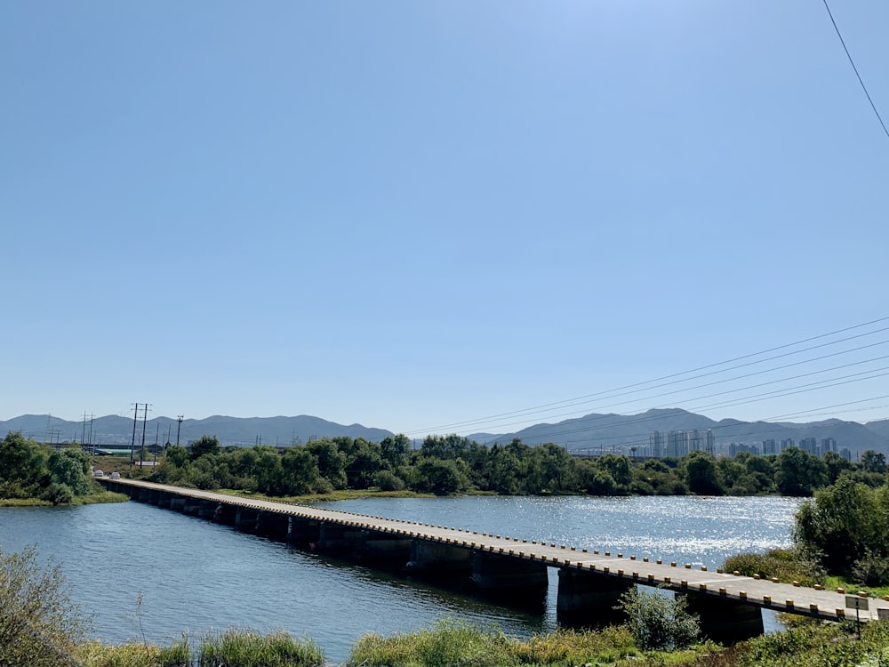 gray concrete bridge over river during daytime