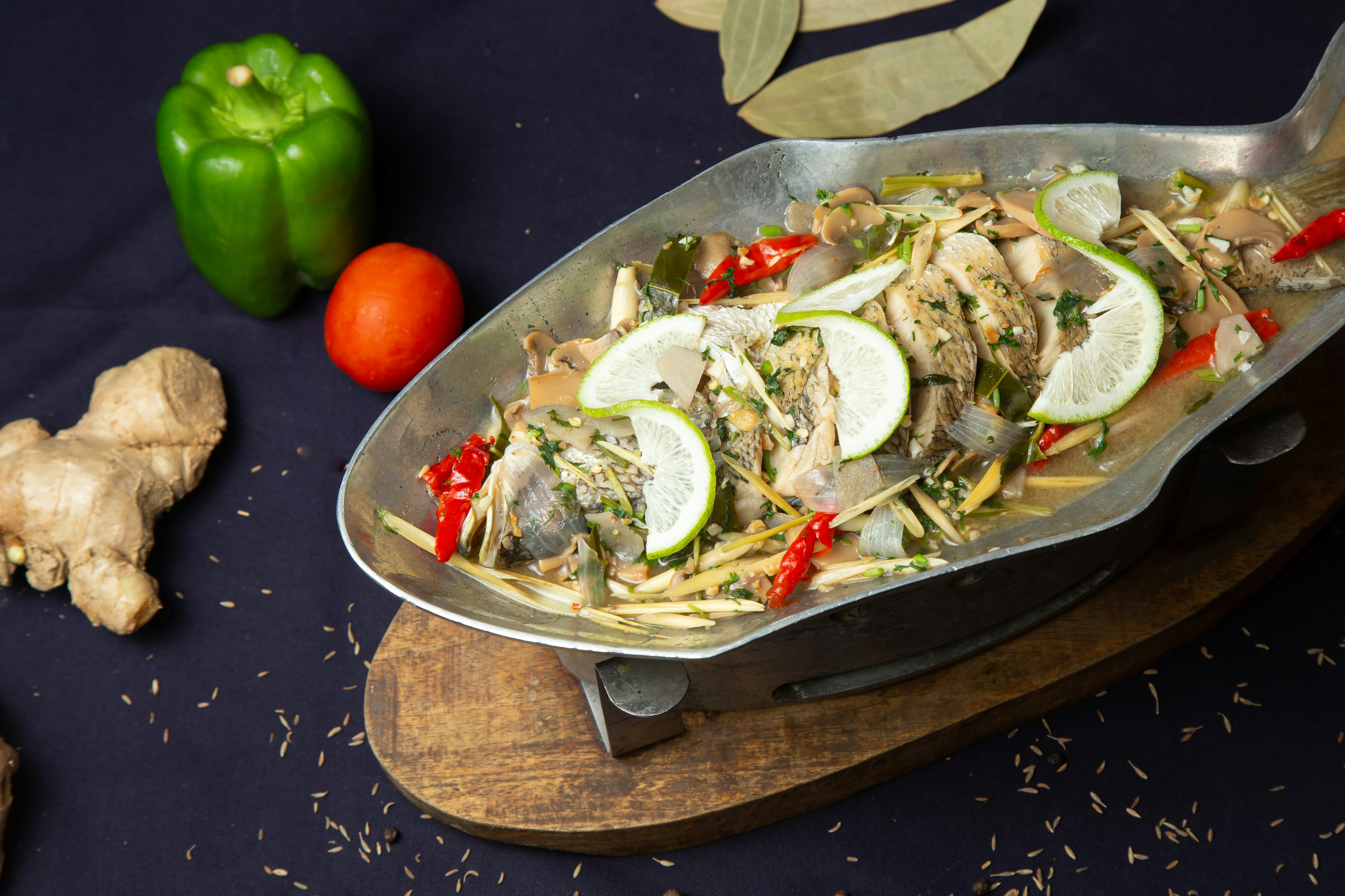Steamed Whole Fish Cantonese