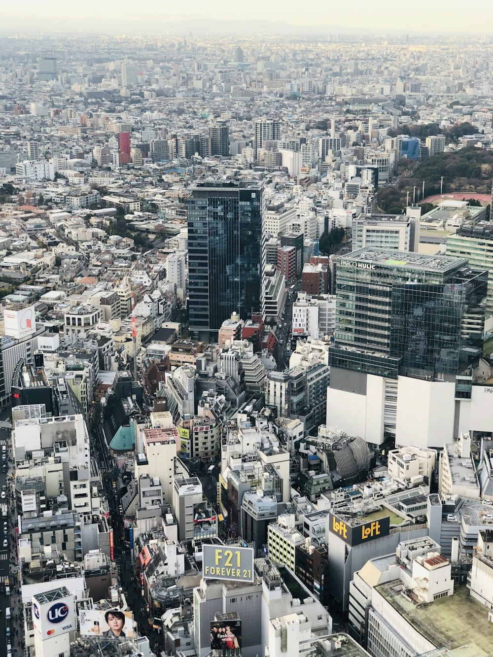 aerial view of city buildings during daytime