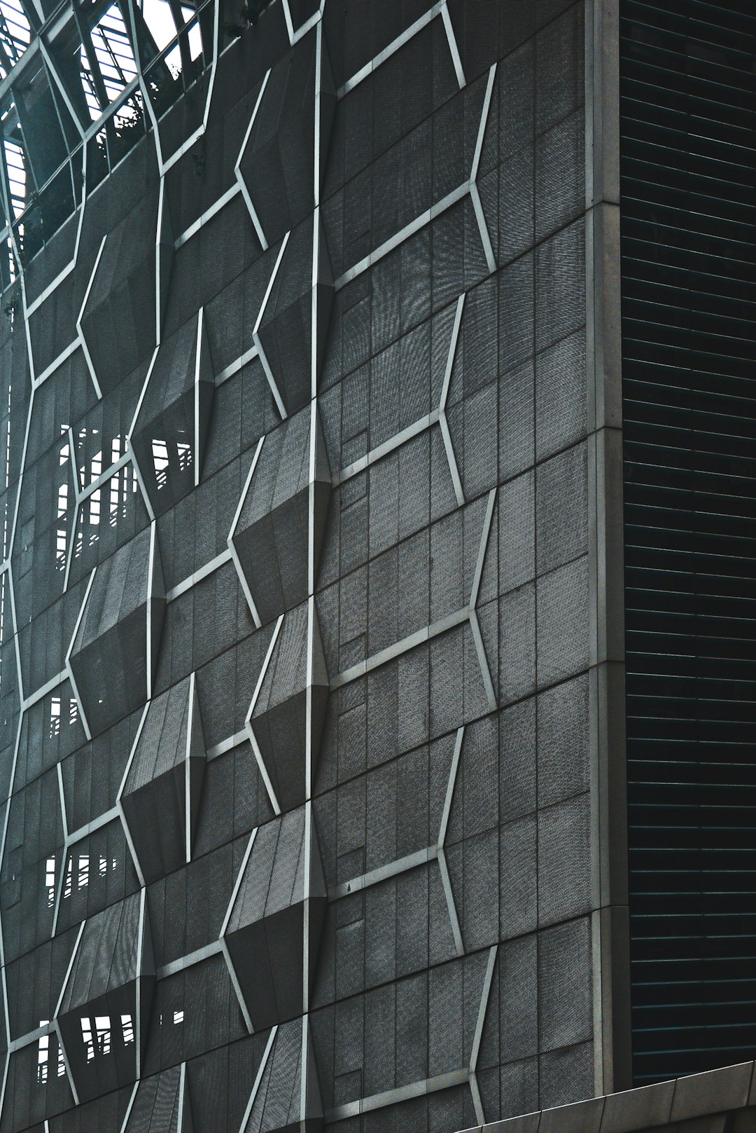 black and white concrete building