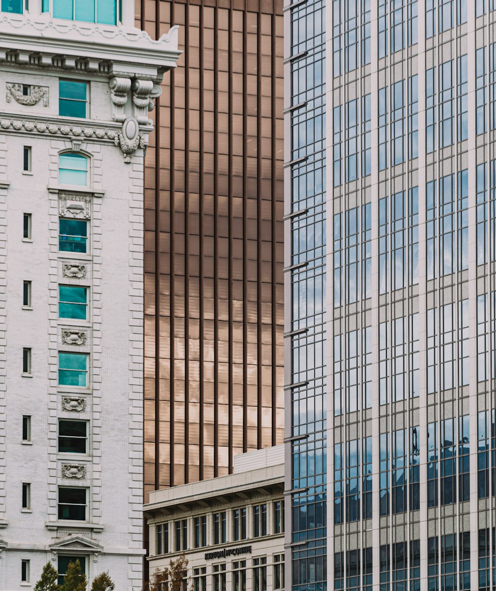 edificio in cemento bianco e marrone