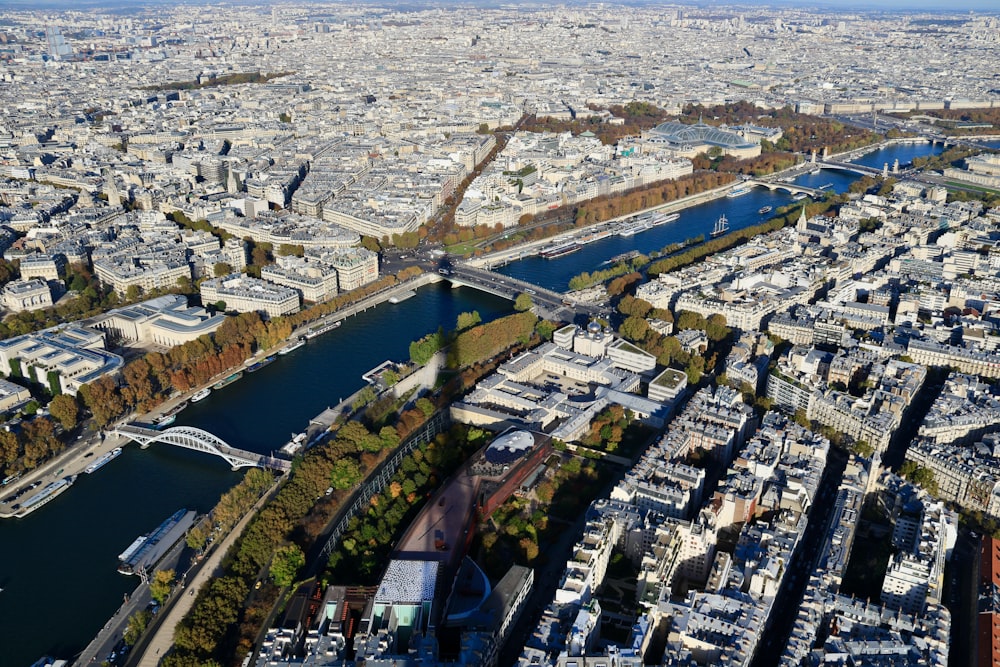 aerial view of city buildings during daytime