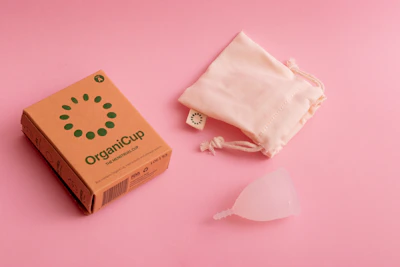 A discreetly packaged femipro box on a bedside table, blending seamlessly into a modern routine.