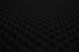 black and white polka dot textile