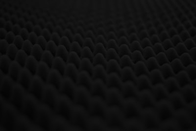 black and white polka dot textile