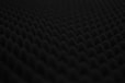 black and white polka dot textile