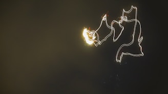 Abstract creative background showing animated cursor trail with faint magnifying glass effect.