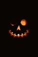jack o lantern with light by Lucia Foster