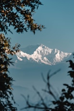 snow covered mountain during daytime