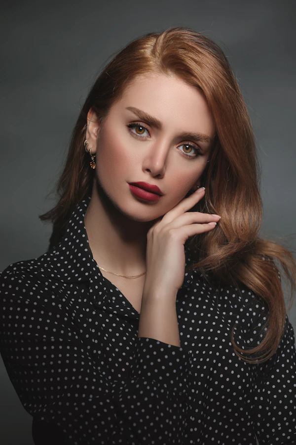 Creative photo studio with softbox lights