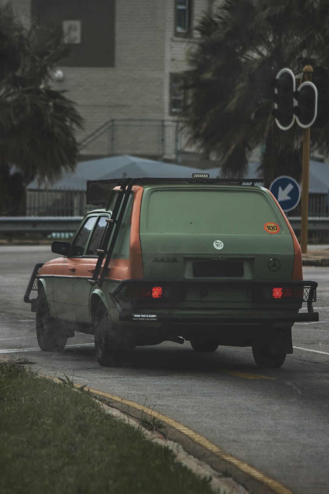 black car on road during daytime