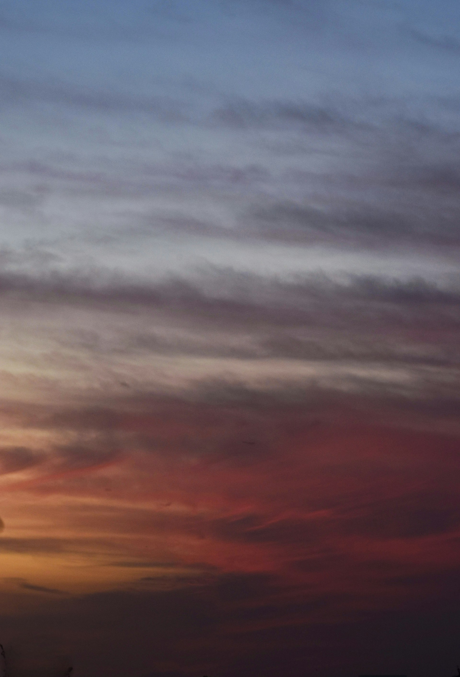 orange and gray clouds during sunset