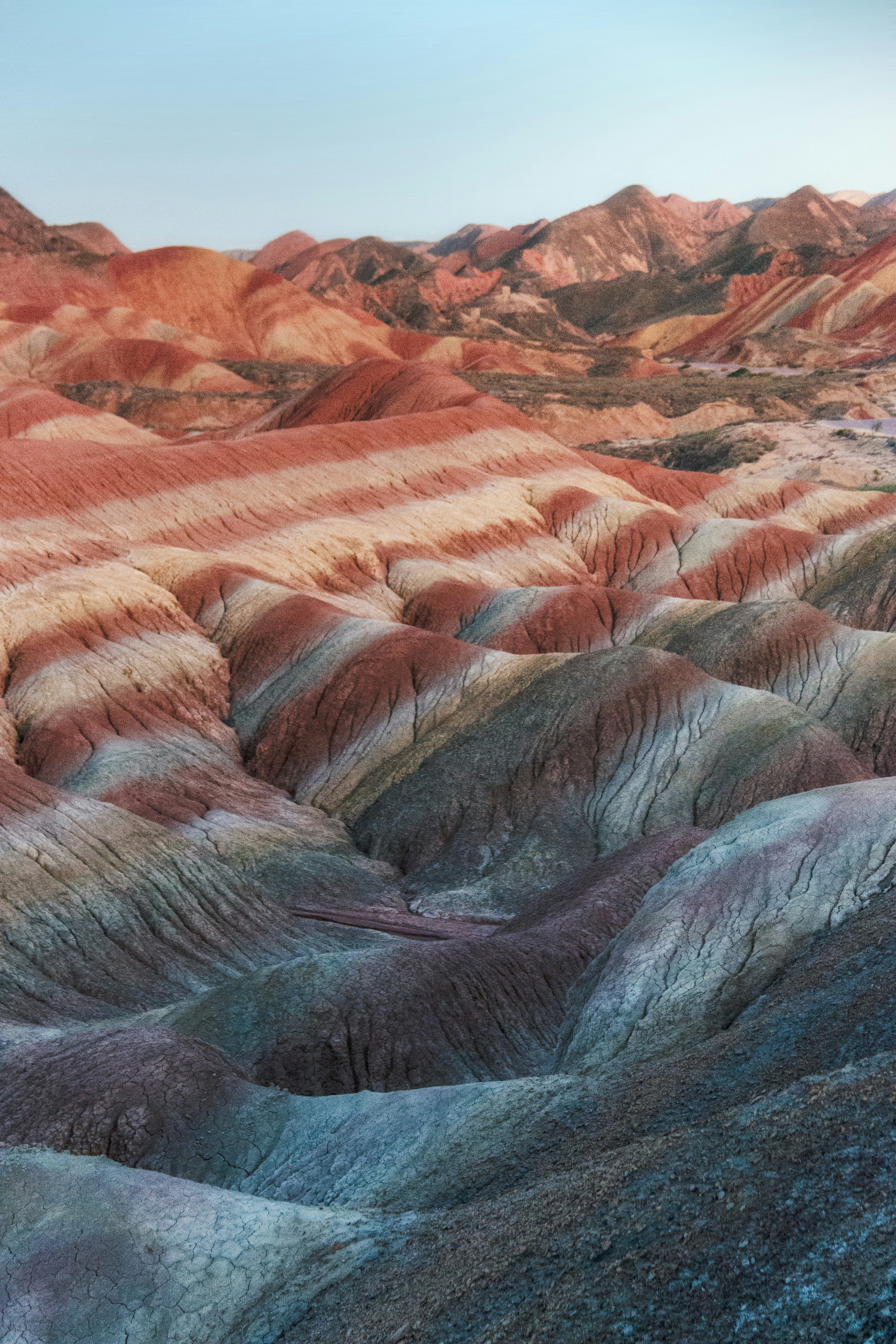 brown and gray rock formation