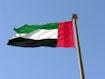 Dubai flag - green white and red flag