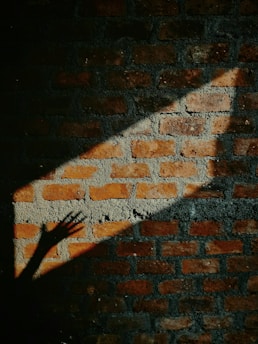 brown and black brick wall