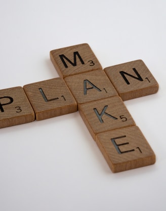 brown wooden blocks on white surface