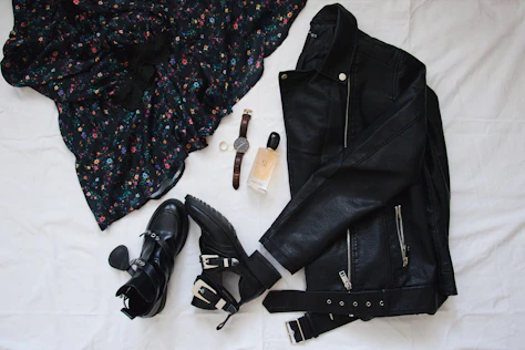 Photo of a similar item: BLANKNYC Women's Vegan Leather Moto Jacket with Belt