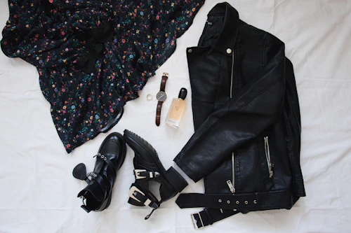 Fashion accessories flat lay