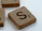 brown and black number 8
