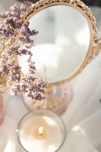 Silver Scroll Mirror