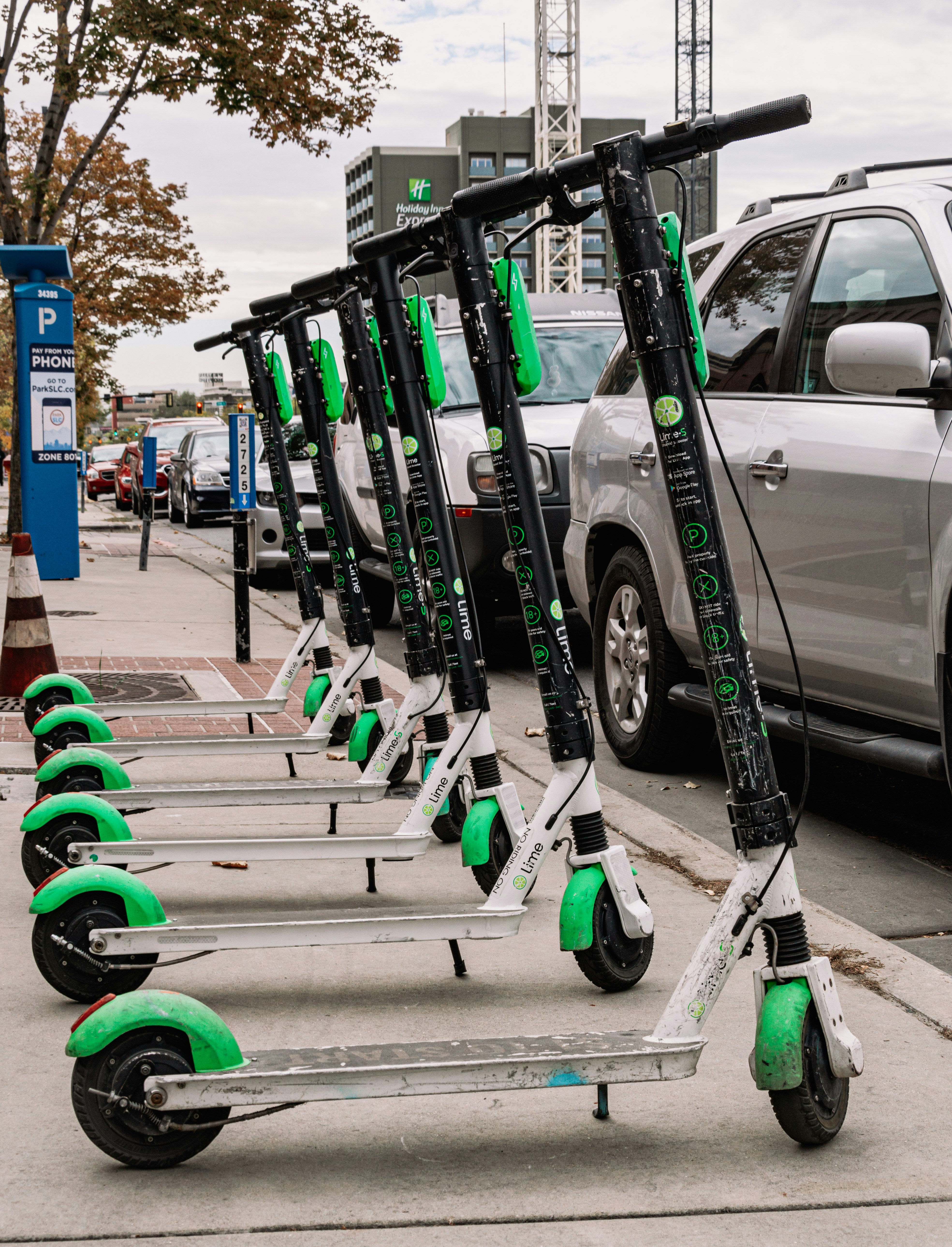 City transportation, electric scooters
