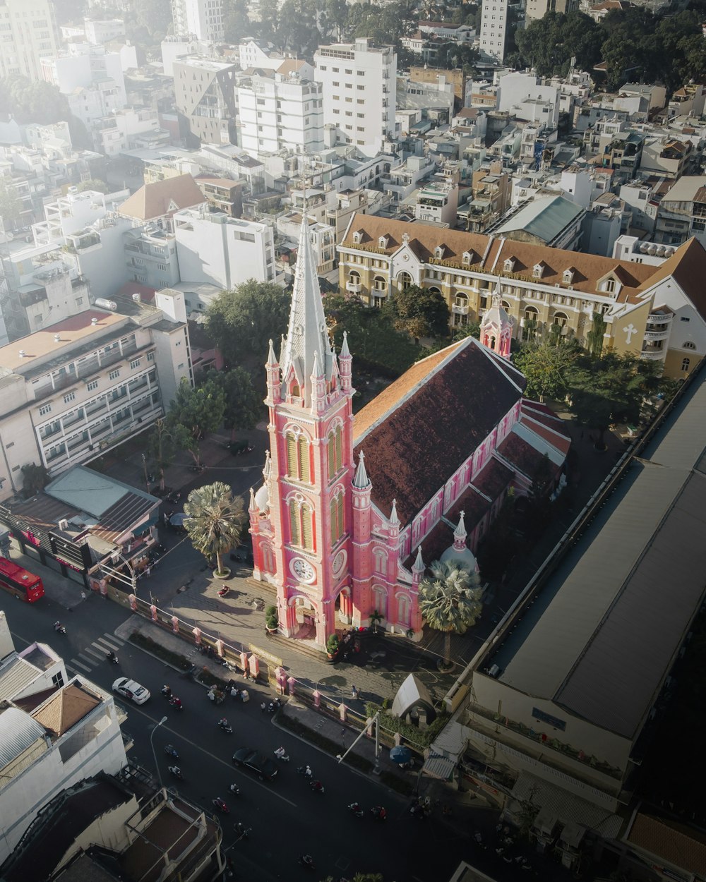 aerial view of city buildings during daytime