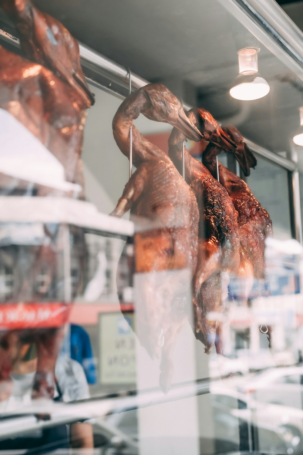 raw meat in clear plastic pack