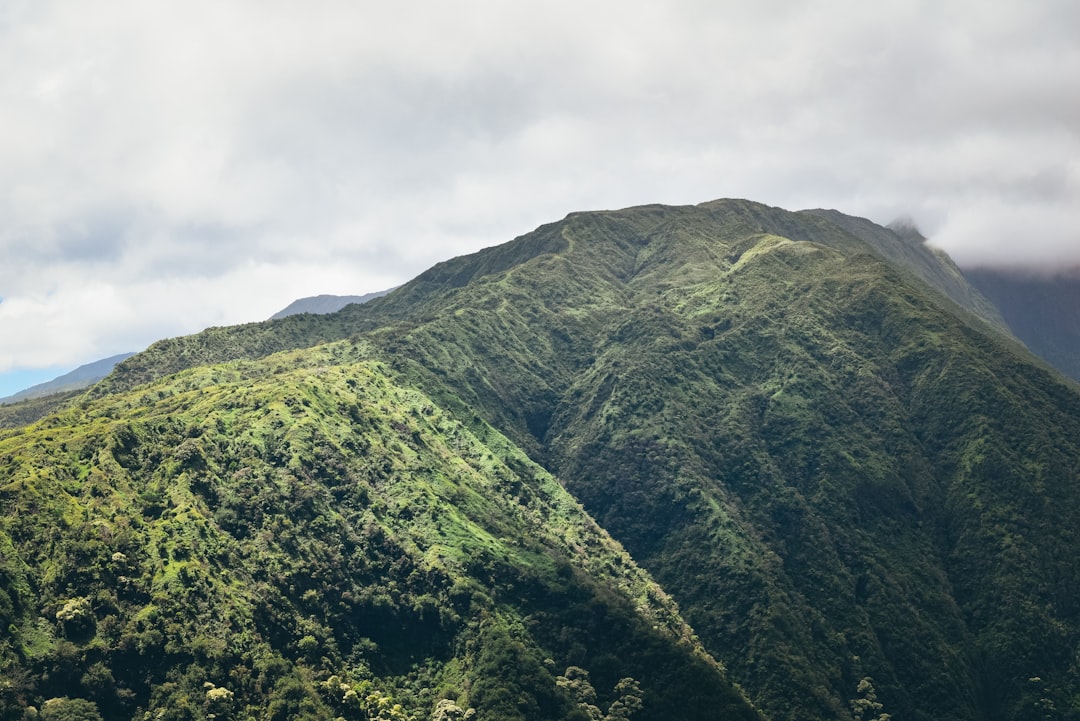 green mountain under white sky during daytime