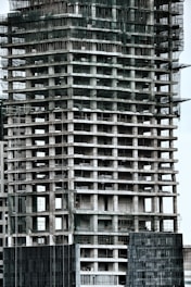 brown and black concrete building