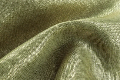Close-up 3D view of a draped shawl showcasing fine fabric texture and detailed embroidery.