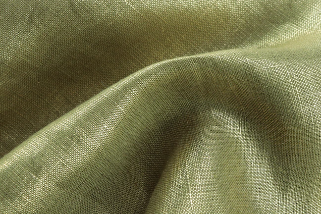 A stylish 3D-rendered display of fabric samples floating against a dark, luxurious backdrop.