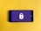 A smartphone placed on a bright yellow background displays a lock symbol on its screen, which is colored in a flat purple shade. The lock symbol suggests themes of security or privacy.