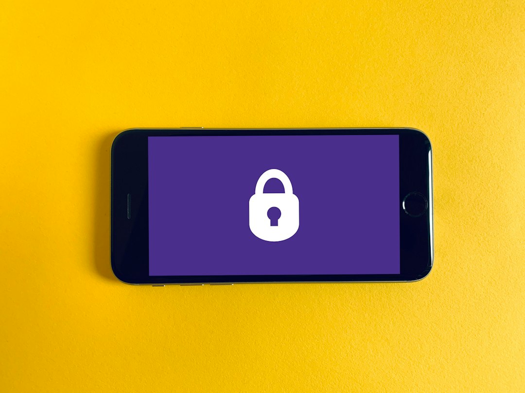 A graphic illustrating various smartphone security icons like locks, microphones, and cameras.
